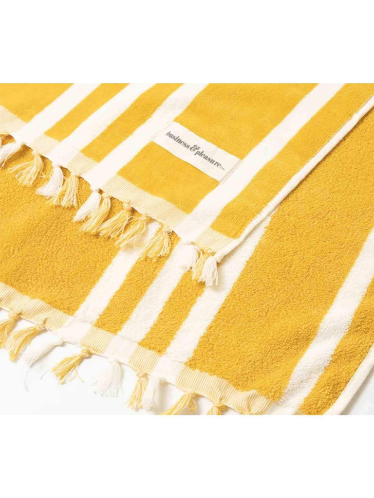 Business_And_Pleasure_Beach_Towel_Vintage_Yellow_Stripe